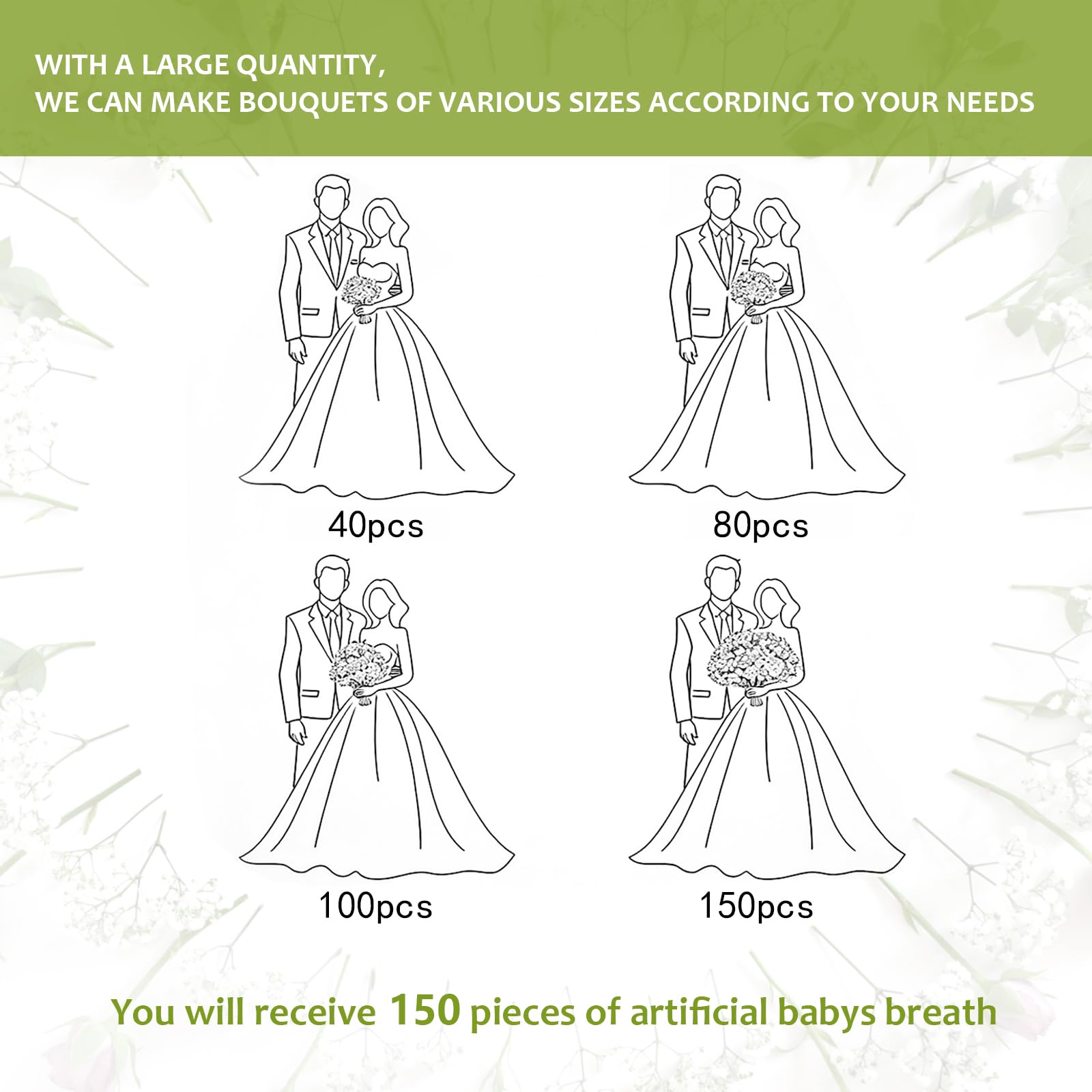 LarkAsh year-round home decor using maintenance-free baby's breath accents.