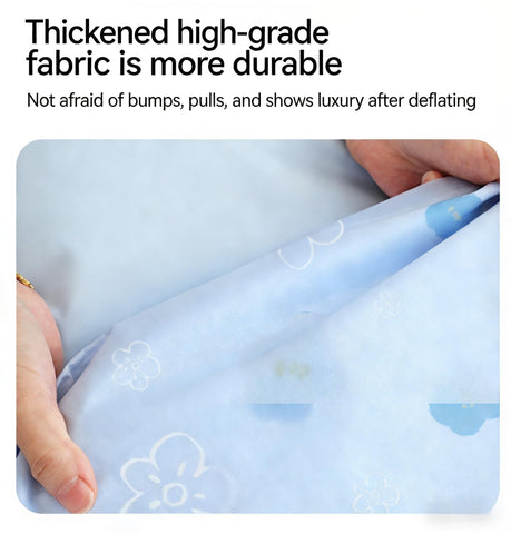 Larkeey hand pump included for portable at home or on the go compression.