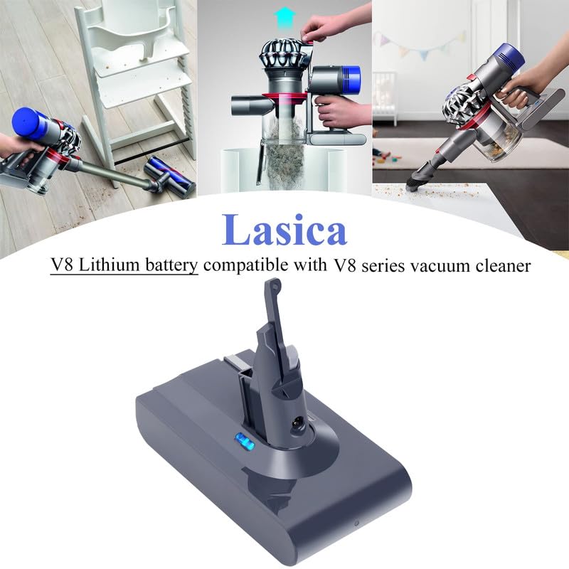 Lasica V8 SV10 fast charging reduces downtime during cleaning