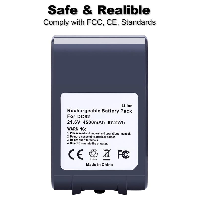 Lasica V6 replacement battery packaging with two filters included