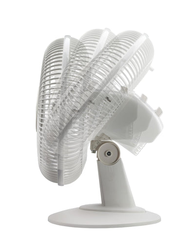 Lasko 2012 table fan in a home office setup for focused breeze.