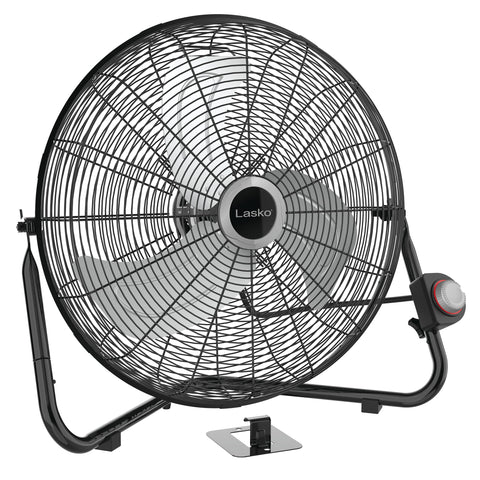 Lasko 2264QM pivoting head wall-mount fan directs airflow precisely for versatile cooling.
