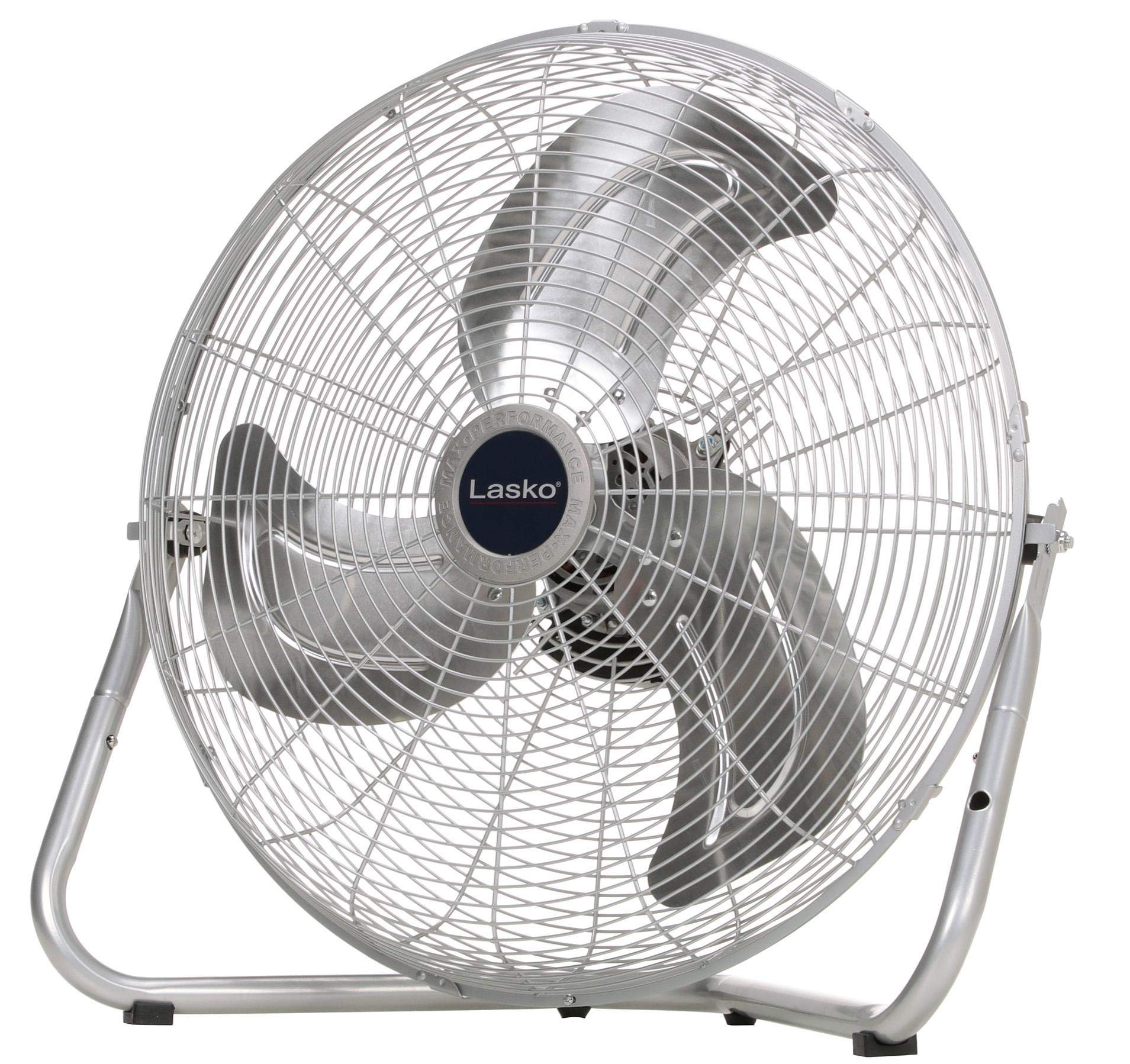 Lasko 2265QM metal blade cage provides reliable high-velocity air movement.