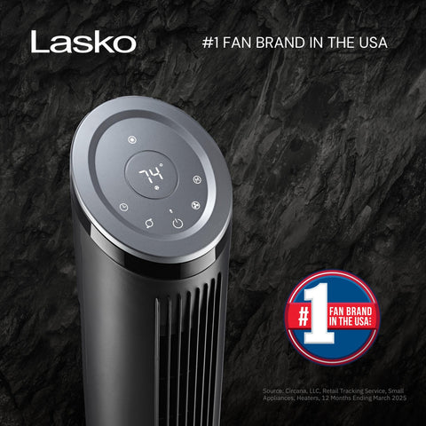 Lasko Ascend demonstrates 90 degree oscillation for even room airflow