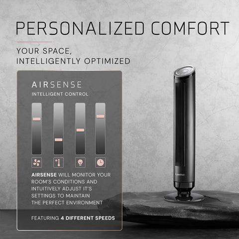 Lasko Ascend four modes customize breezes for different needs