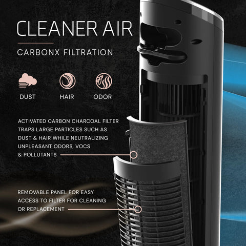Lasko Ascend remote control allows on-the-fly adjustments