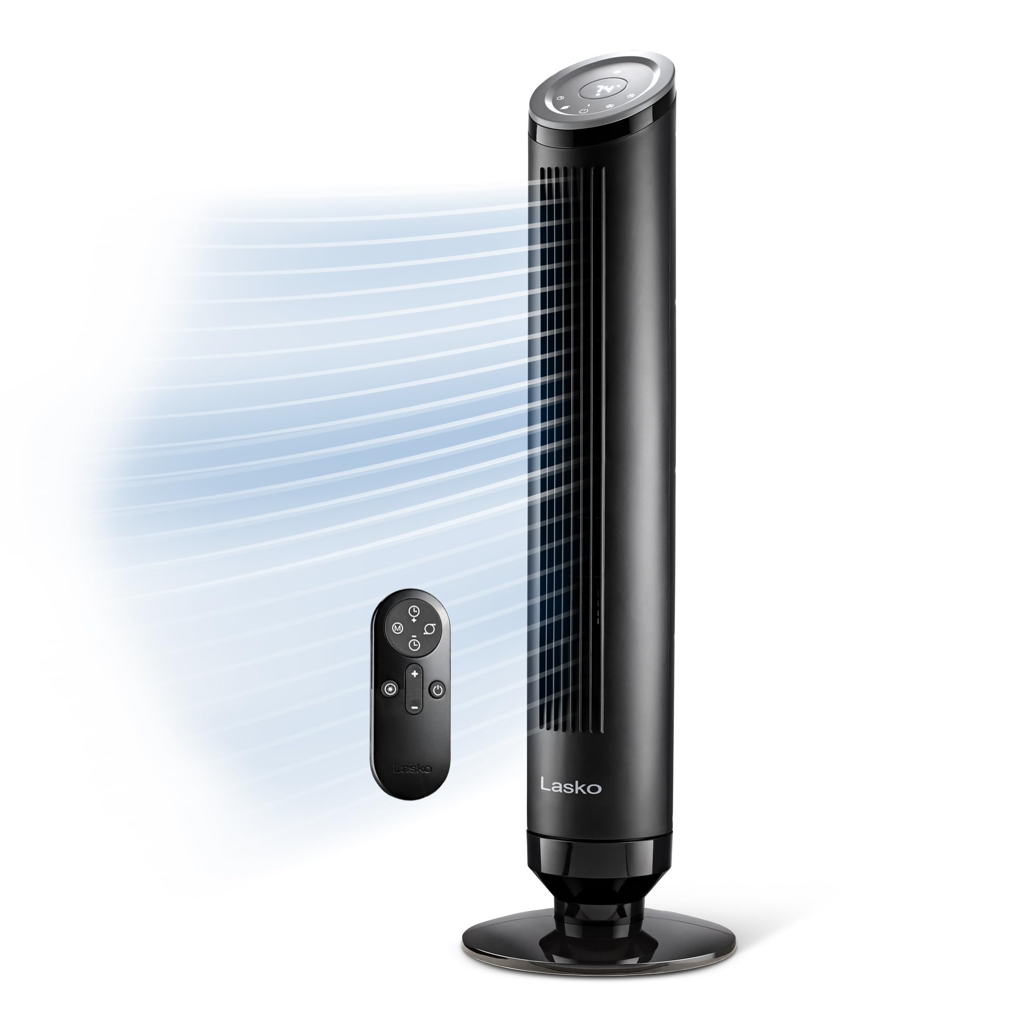 Lasko Ascend tower fan with remote for easy cooling control