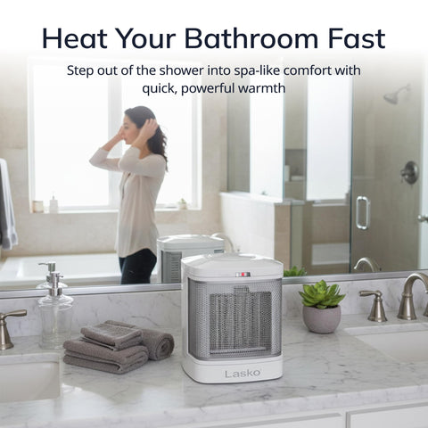 Lasko CD08200 two heat settings offer flexible warmth.