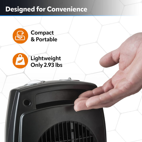 Lasko CD09250 cool-touch exterior stays safe to the touch.