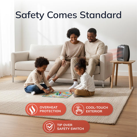 Lasko heater high-low heat options for flexible room comfort