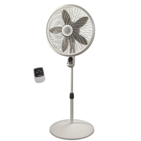 Lasko Cyclone Pedestal Fan 18-inch white for powerful room cooling