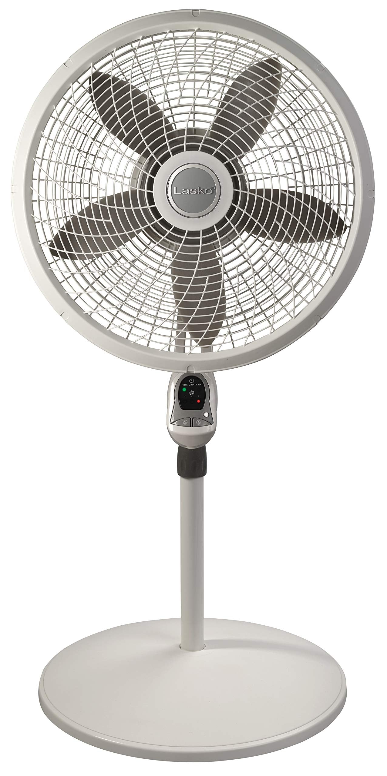 Lasko Cyclone Pedestal Fan adjustable height fits desks, beds, and seating