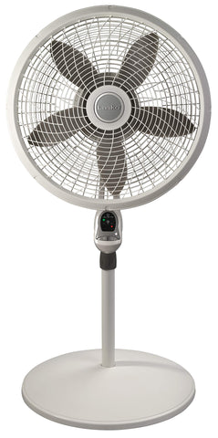 Lasko Cyclone Pedestal Fan adjustable height fits desks, beds, and seating