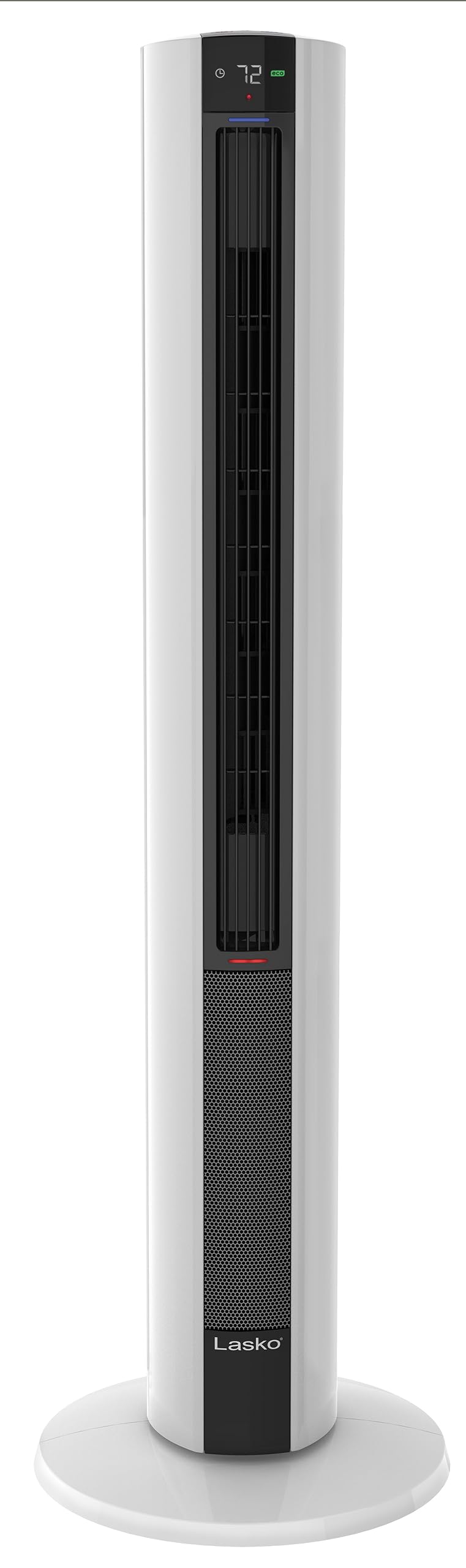 Lasko FH500 slim footprint fits small rooms without sacrificing airflow.