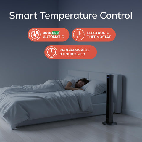 Lasko FH515 six foot cord provides flexible placement options