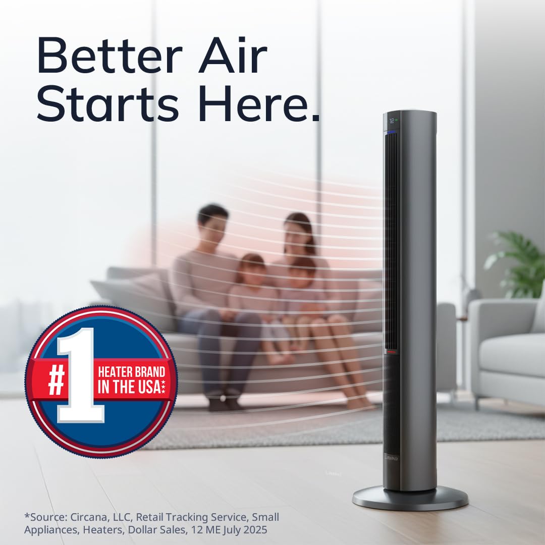 Lasko FH515 space heater delivers warmth with four adjustable fan speeds