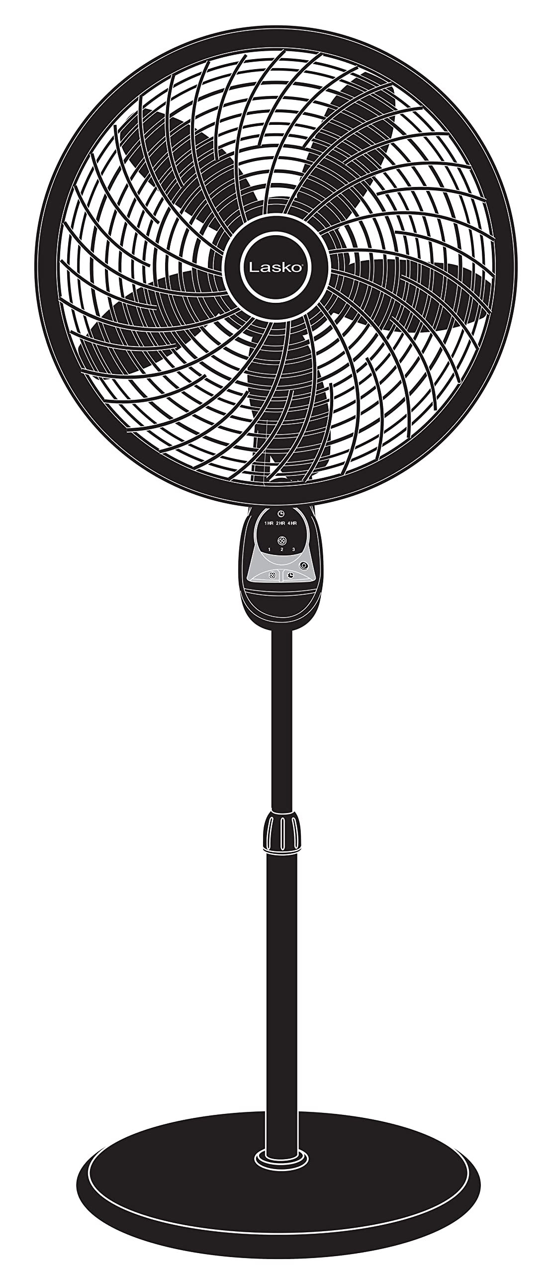Lasko 4-hour timer enabling scheduled shutoff