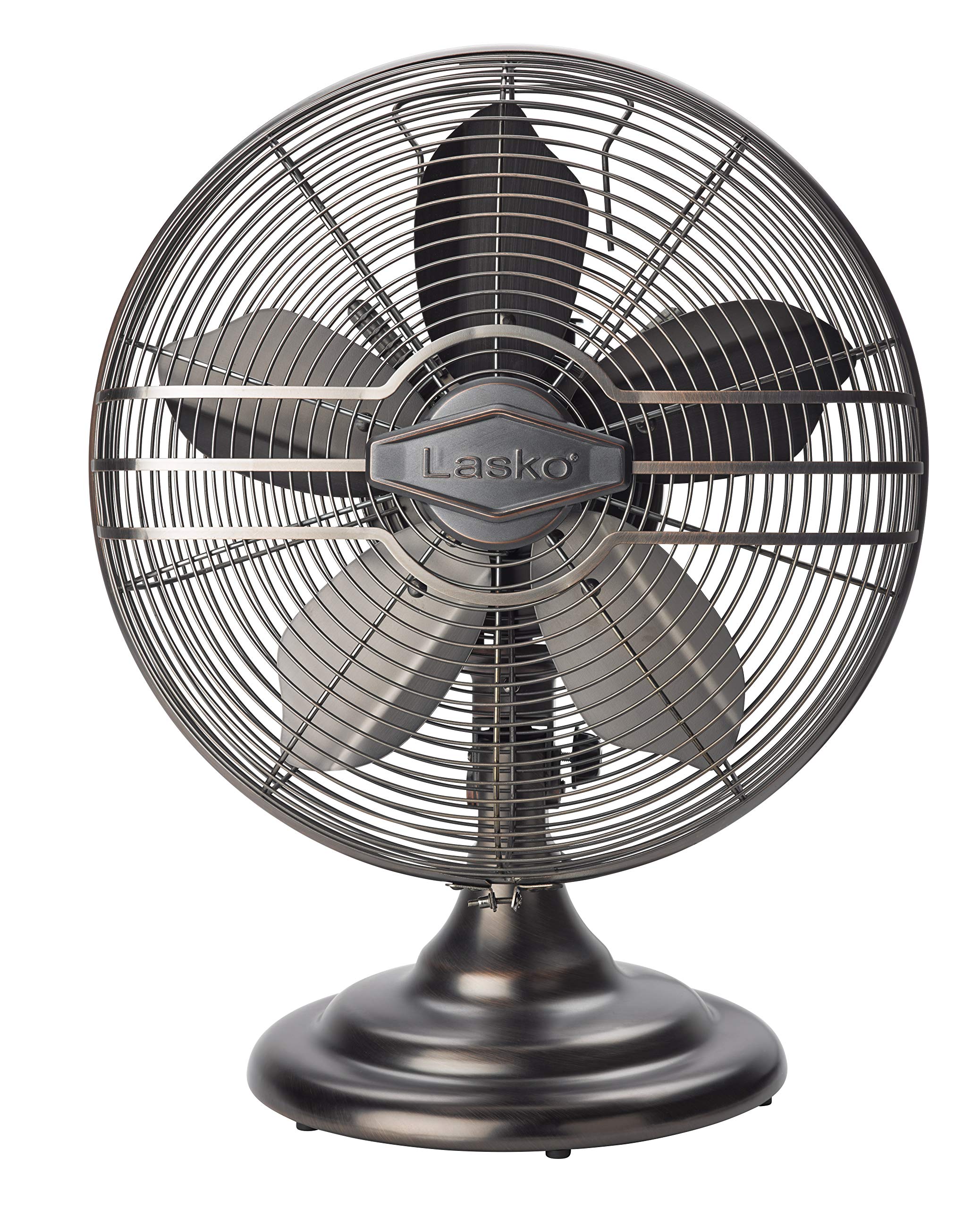 Lasko Oscillating Table Top Fan in a bedroom setup for comfort