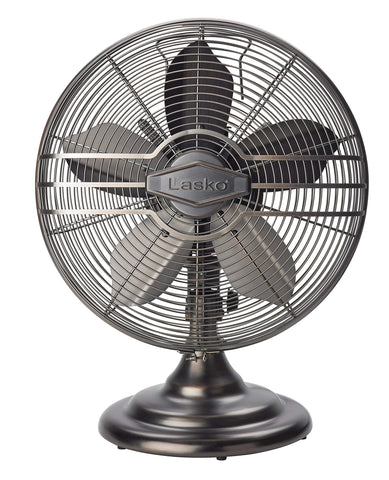 Lasko Oscillating Table Top Fan in a bedroom setup for comfort
