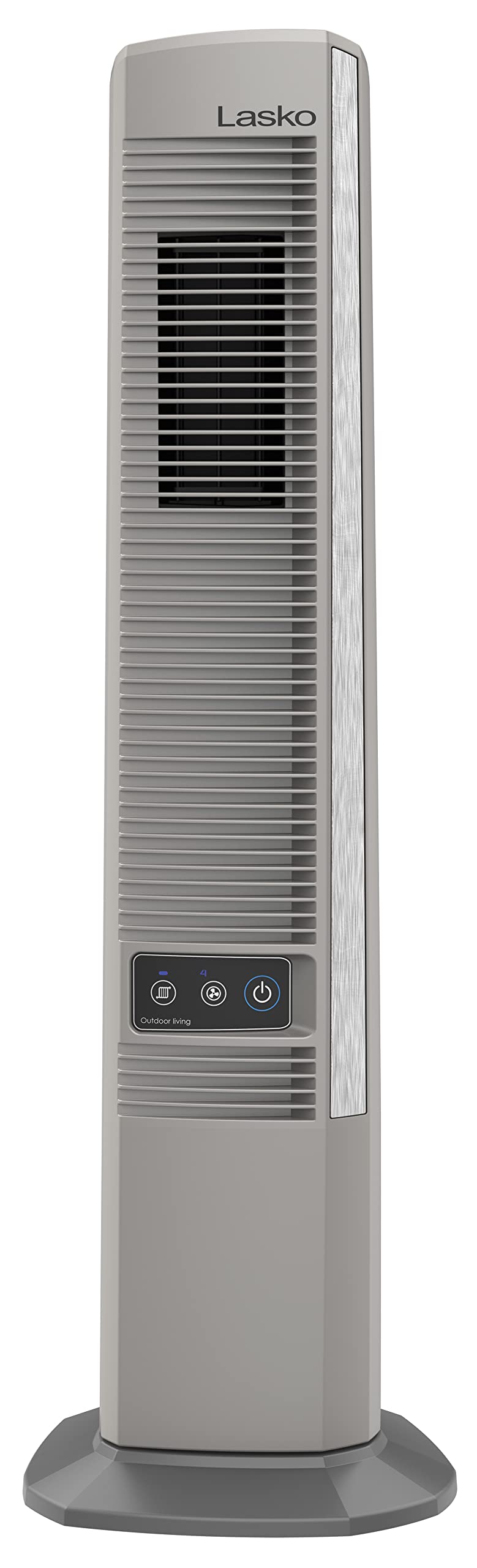 Lasko Outdoor Living Oscillating Tower Fan requires no tools for quick assembly.