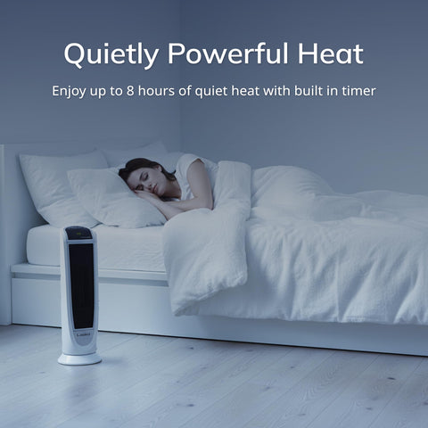 Lasko compact portable design with easy-grip handle