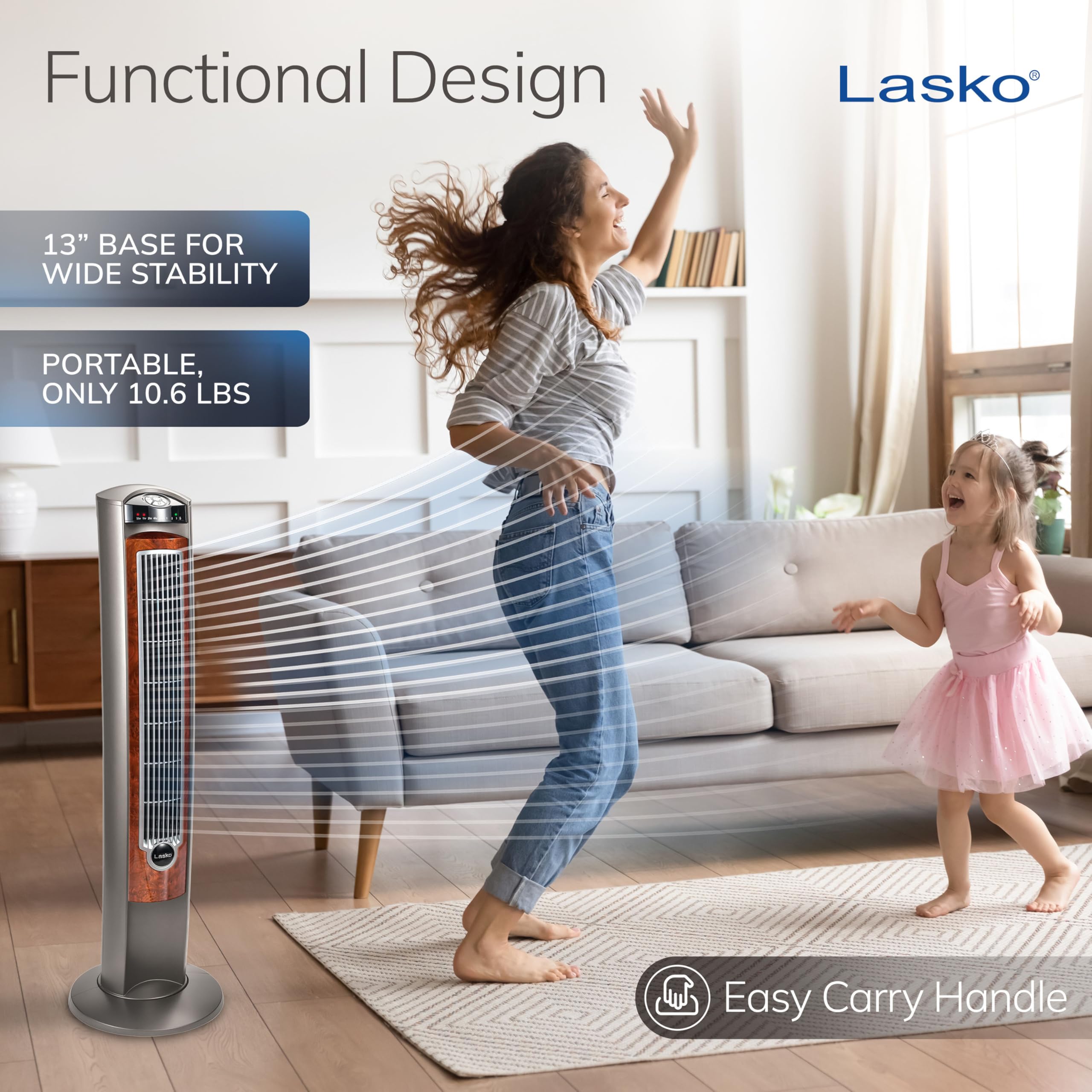Lasko T42954 7.5-hour timer helps schedule cooling