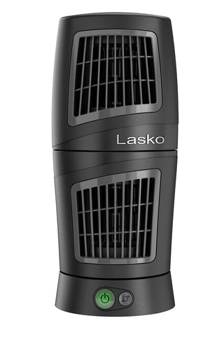 Lasko Twist-Top front-mounted controls enable quick speed adjustments.