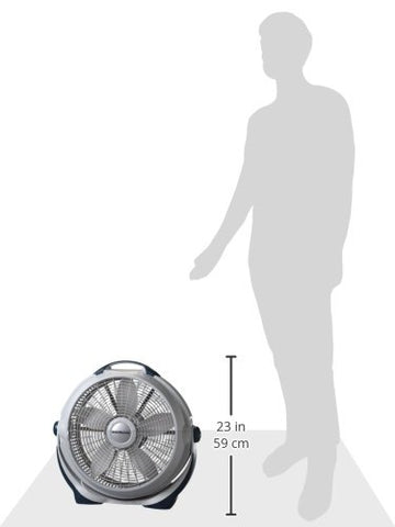 Lasko Wind Machine 20in showing three speeds for customizable comfort