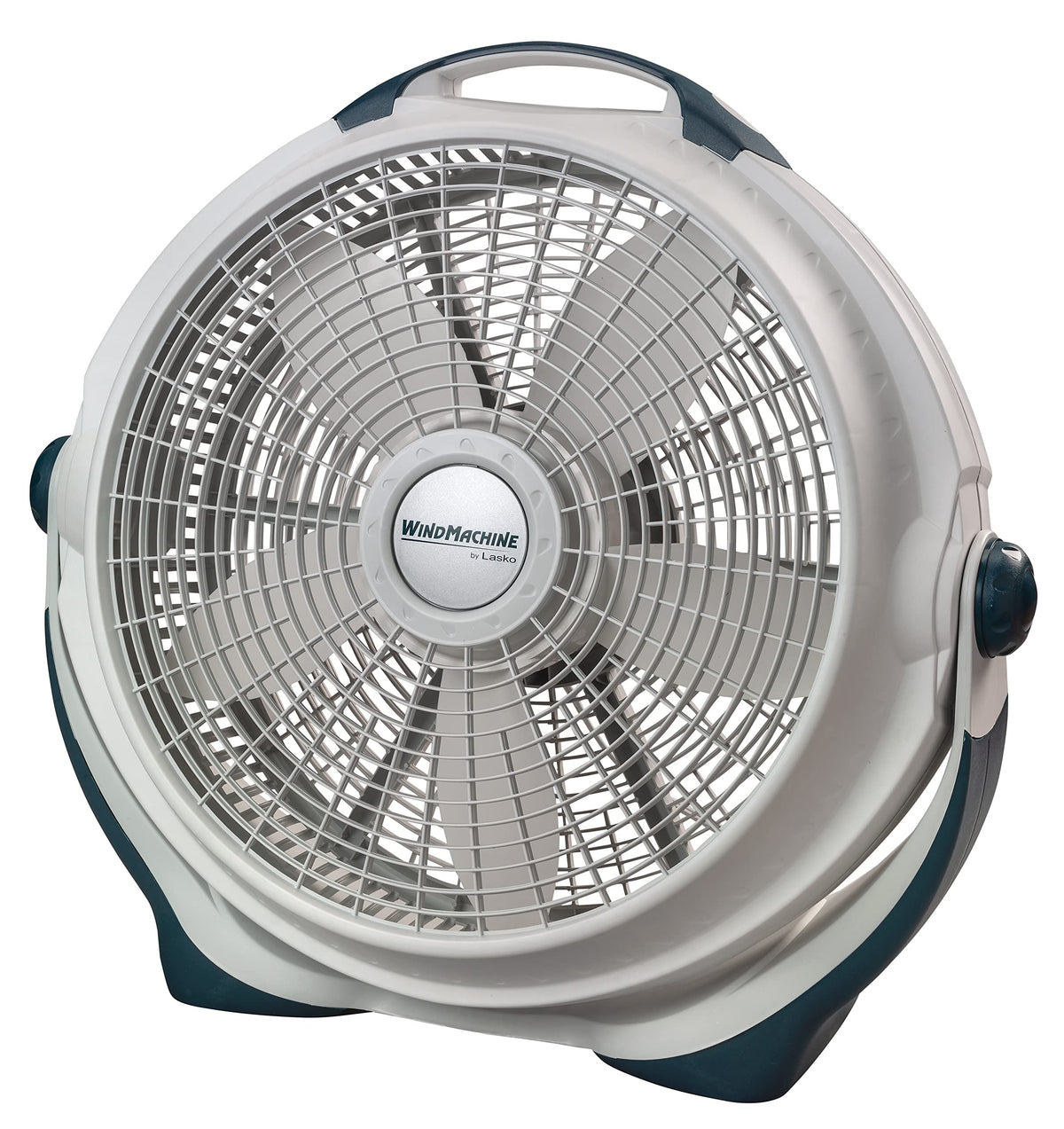 Lasko Wind Machine 20in base and fan body directing even airflow across a room