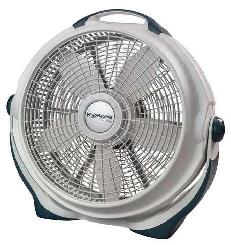 Lasko Wind Machine 20in base and fan body directing even airflow across a room
