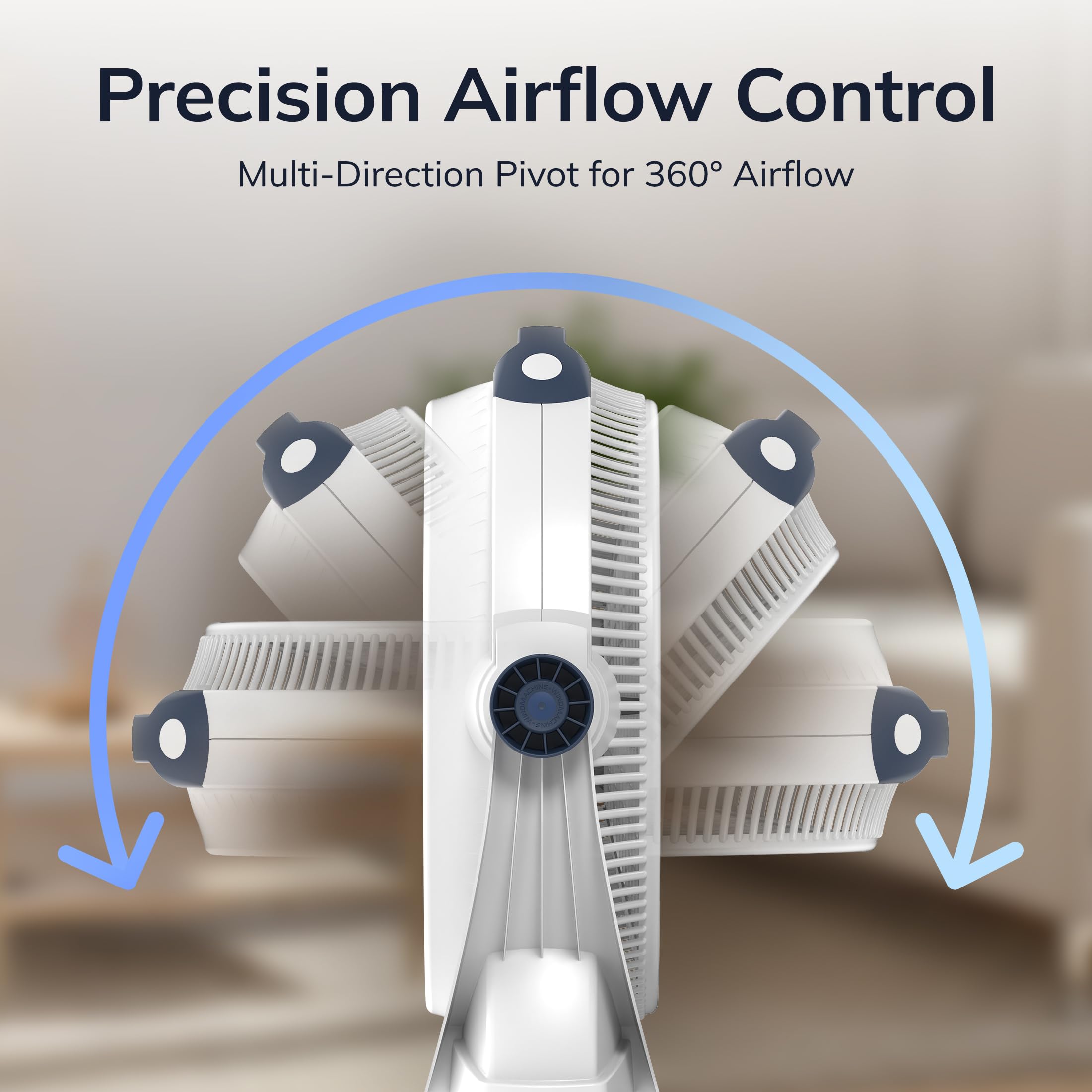 Lasko WindMachine 20in energy-efficient design delivering strong airflow quietly