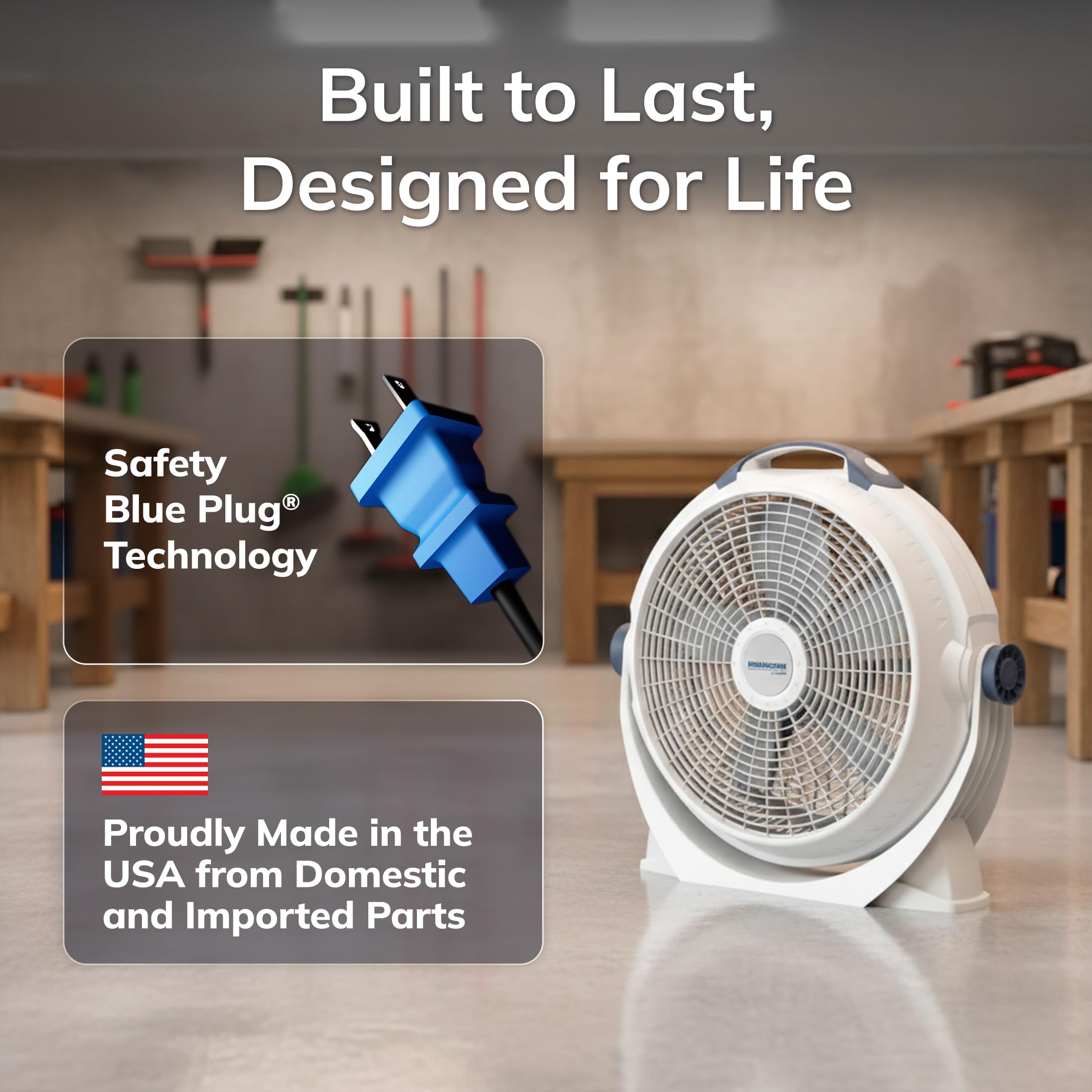 Lasko WindMachine 20in fully assembled out of the box for immediate use