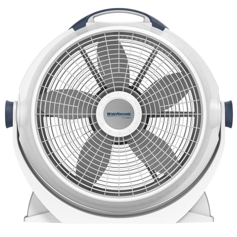 Lasko WindMachine 20in portable floor fan in workshop and home environments