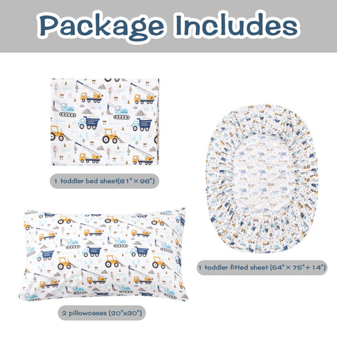 Lasoftan full fitted sheet features elastic corners for a secure mattress fit.