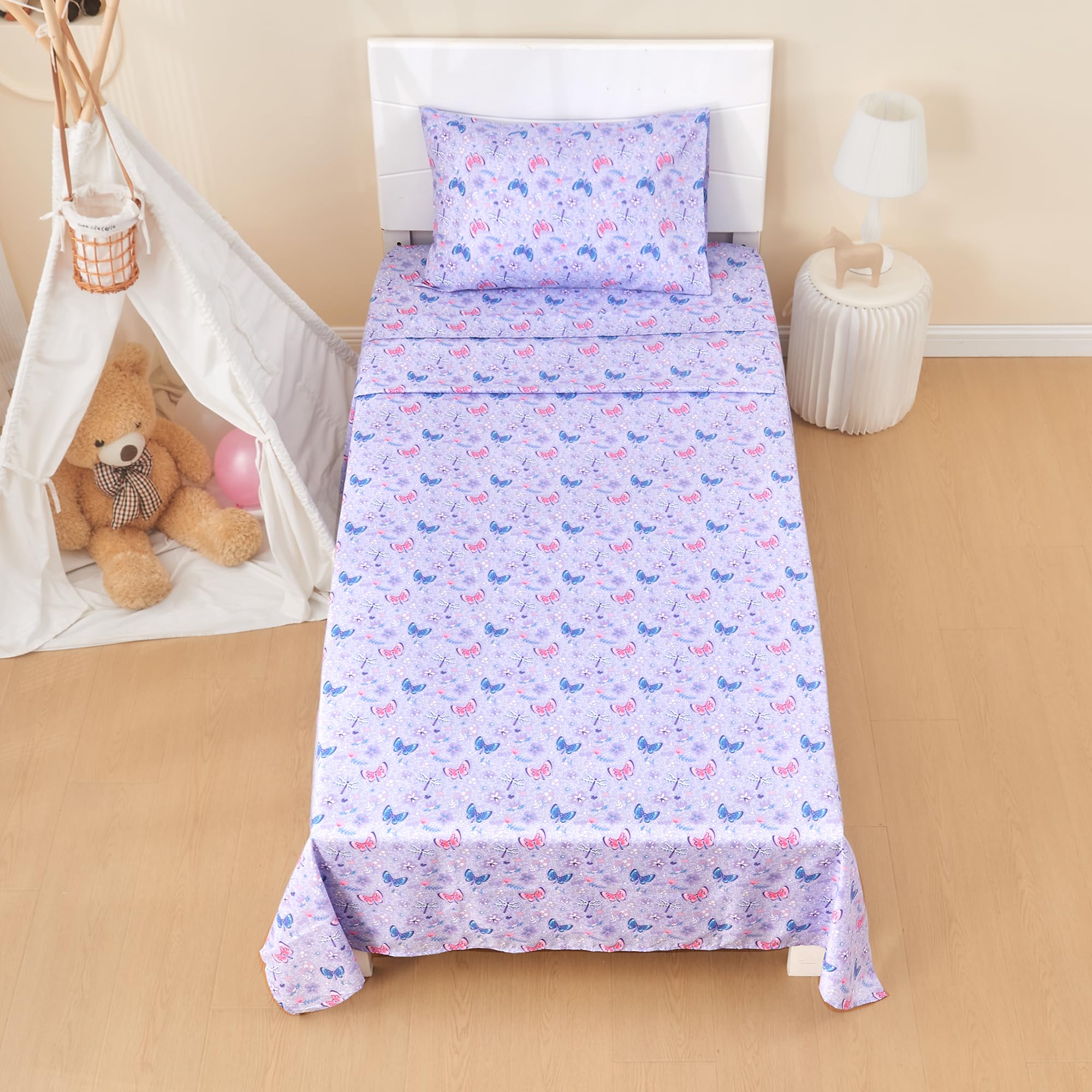 lasoftan pillowcase with elastic edges ensures snug fit for twin beds