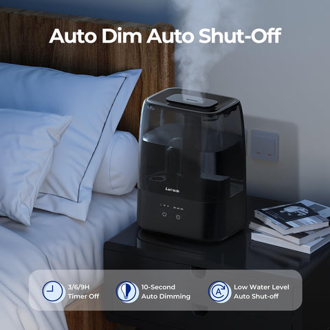 LasVacde ultra-quiet operation at 28 dB supports peaceful nights.