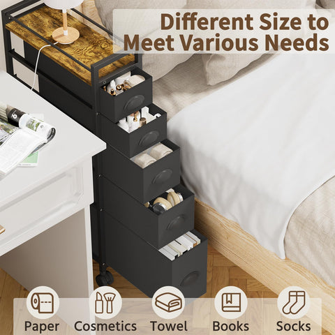 LASZOLA bathroom-setup with vertical storage keeps towels and toiletries neatly within reach.