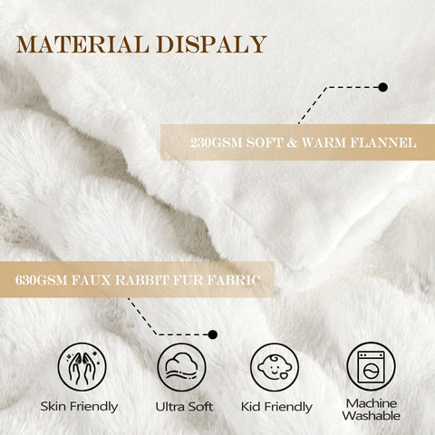 Latepis gift-ready faux fur blanket makes a thoughtful present for birthdays or holidays