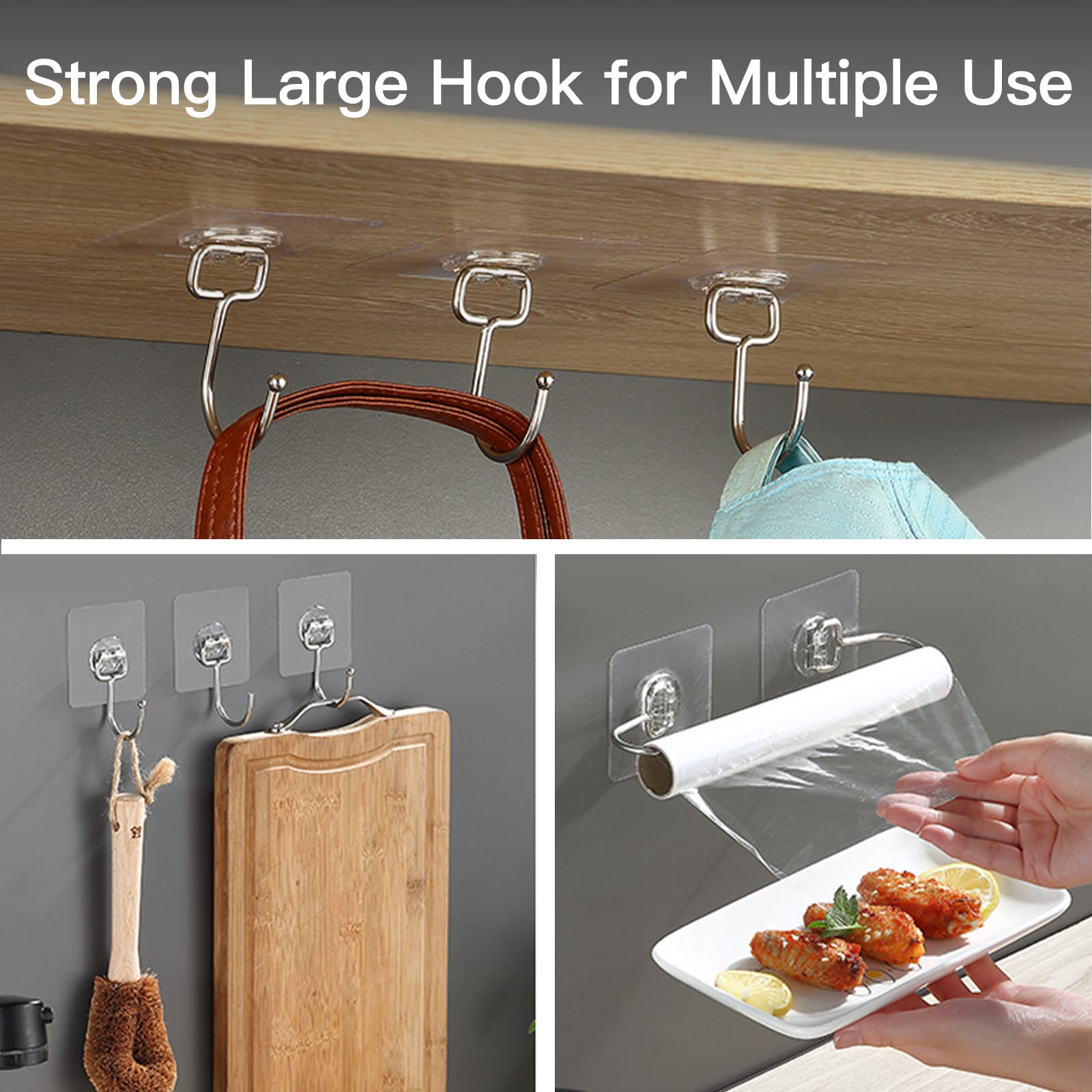 Latoxcaa closeup stainless steel hook shows sturdy construction.