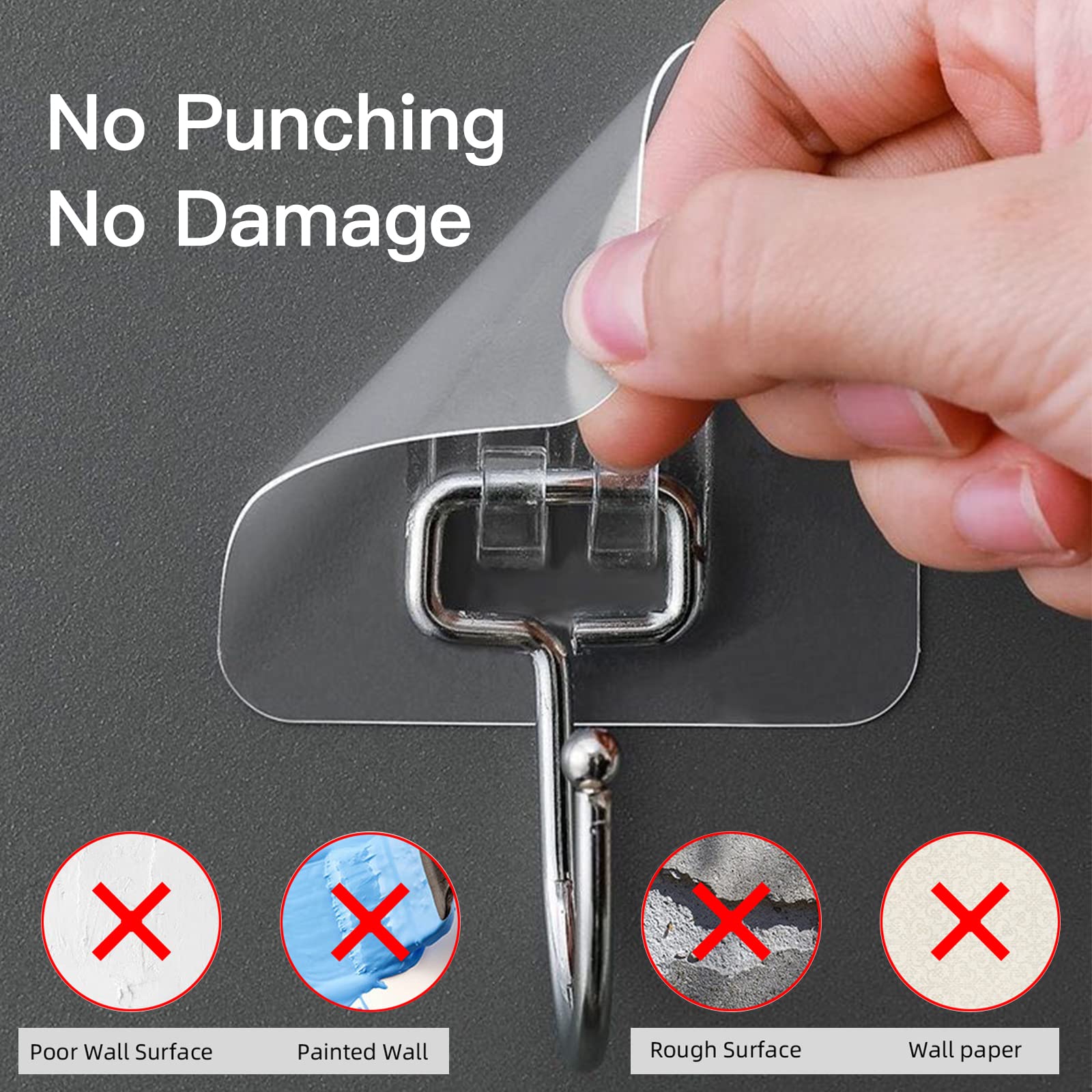 Latoxcaa multi-use hook for coats, towels and keys.