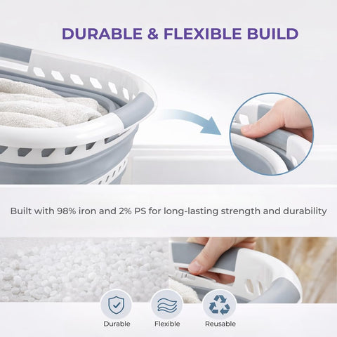 Laundry 360 lightweight and portable basket easy to move between rooms