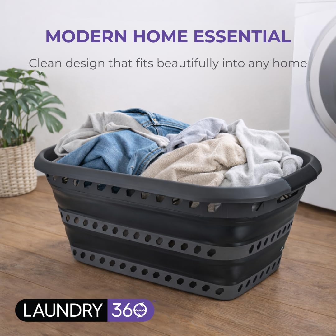 Laundry 360 versatile storage for clothes, toys, or household items.