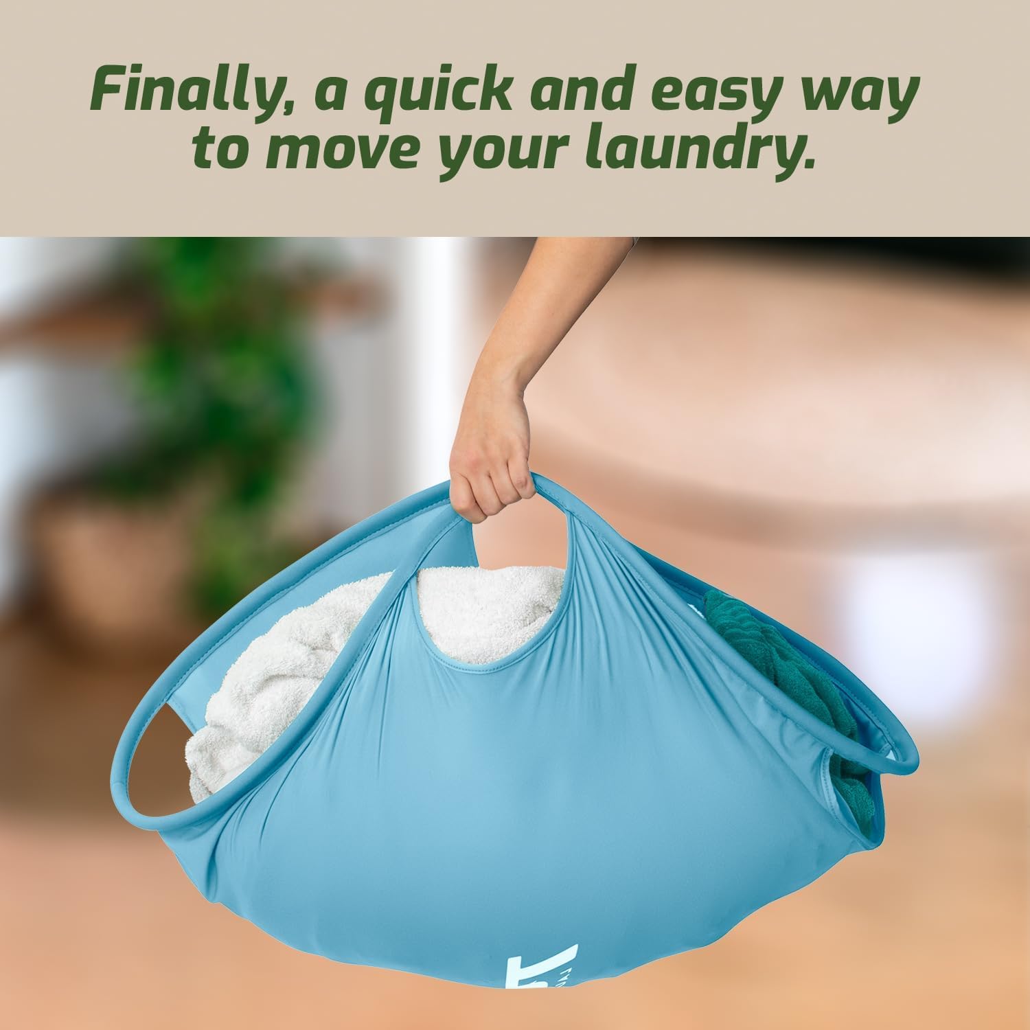 Laundry Turtle in washer-dryer seamless transfer to reduce lost laundry