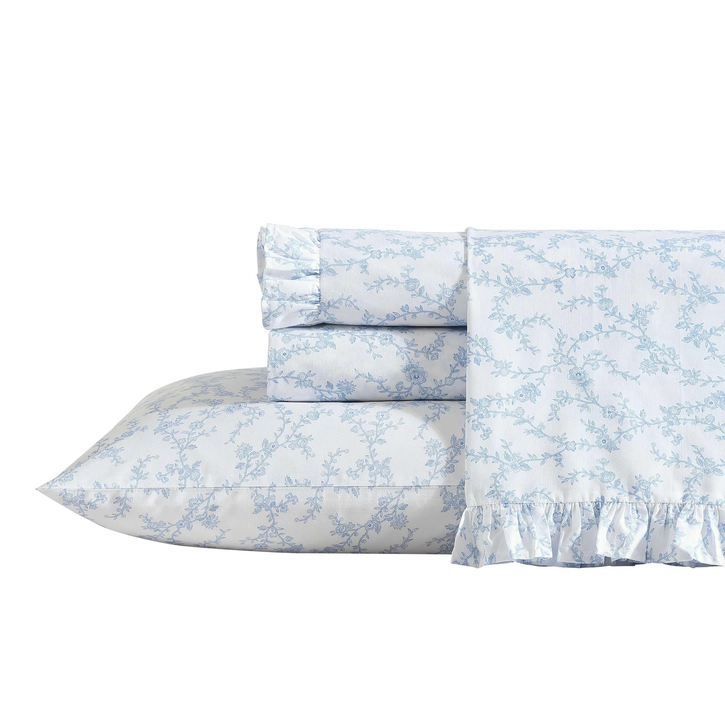 Laura Ashley pillowcase care: machine washable for easy cleaning