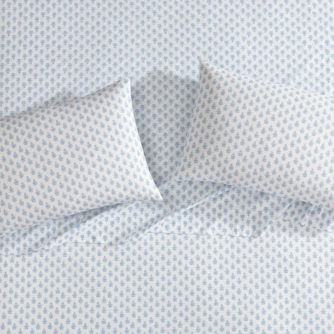 Laura Ashley Pillowcases Francesca Blue complete the serene sleep ensemble.