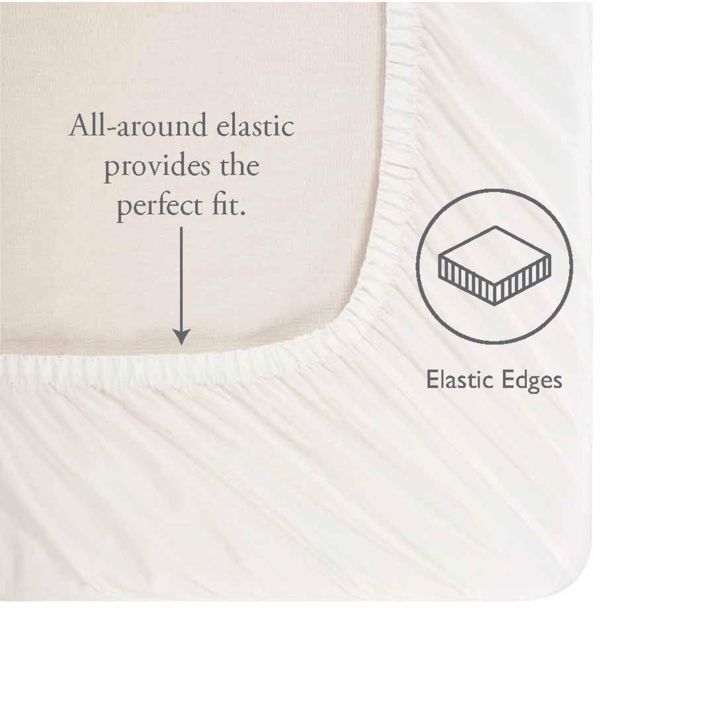 Laura Ashley 300-thread-count cotton sateen feels luxurious and soft.