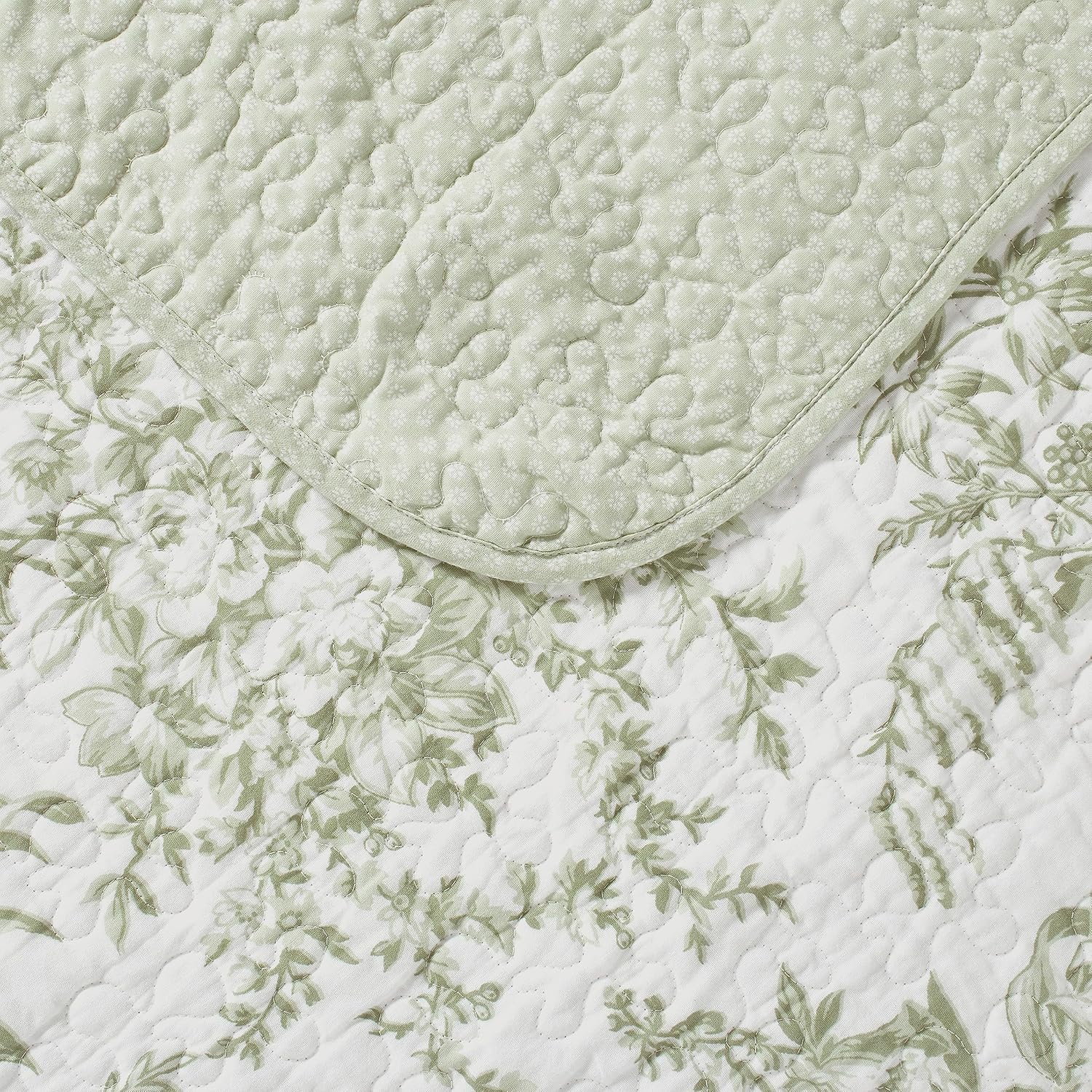 Laura Ashley fabric texture macro, highlighting breathable cotton feel.