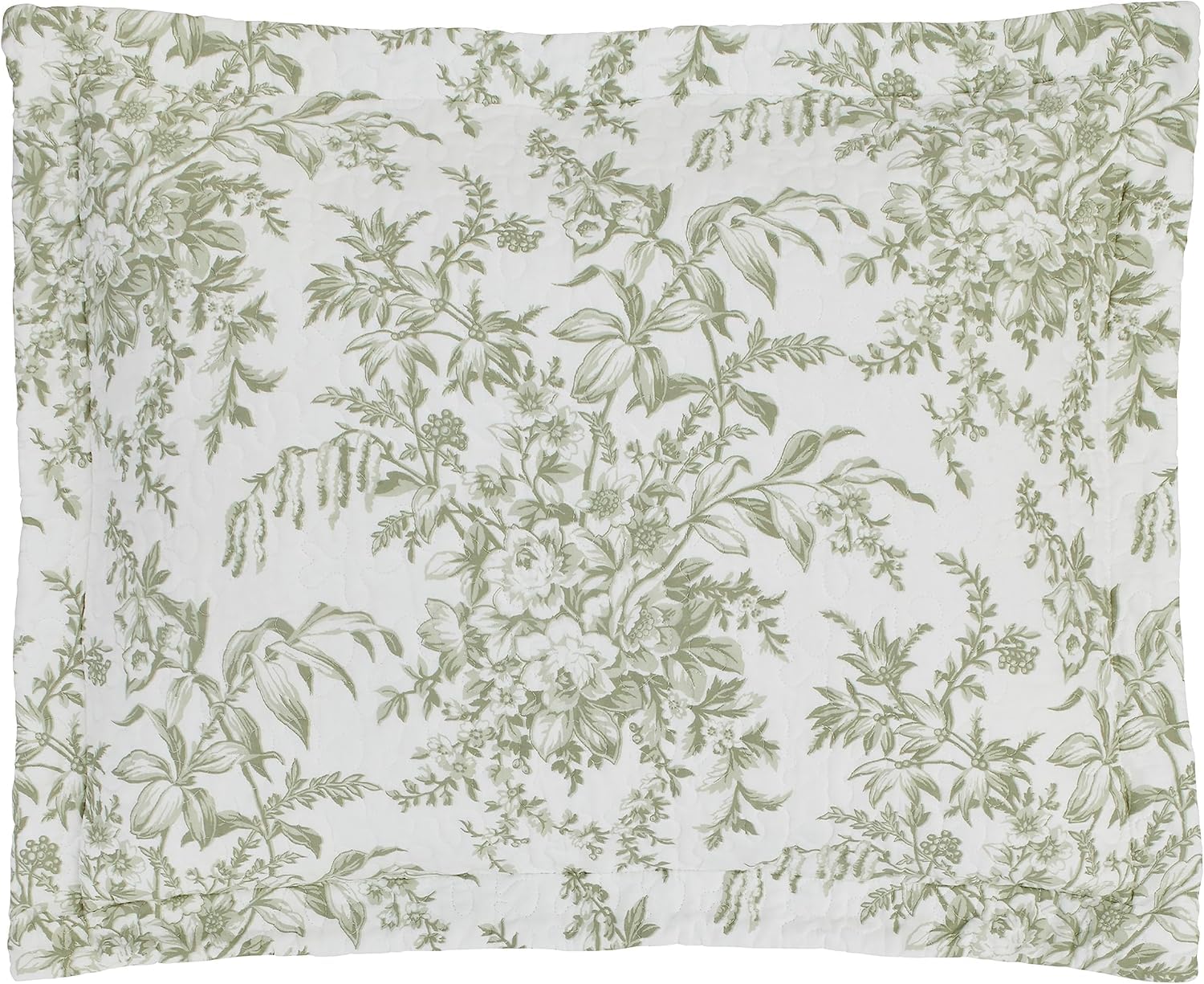  Laura Ashley Queen Quilt Set folded for packaging, showing compact storage.