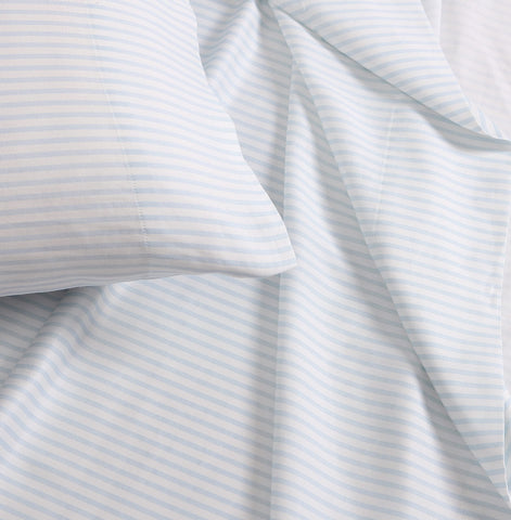 Laura Ashley Ramona Blue fitted pocket depth ensures secure mattress fit.