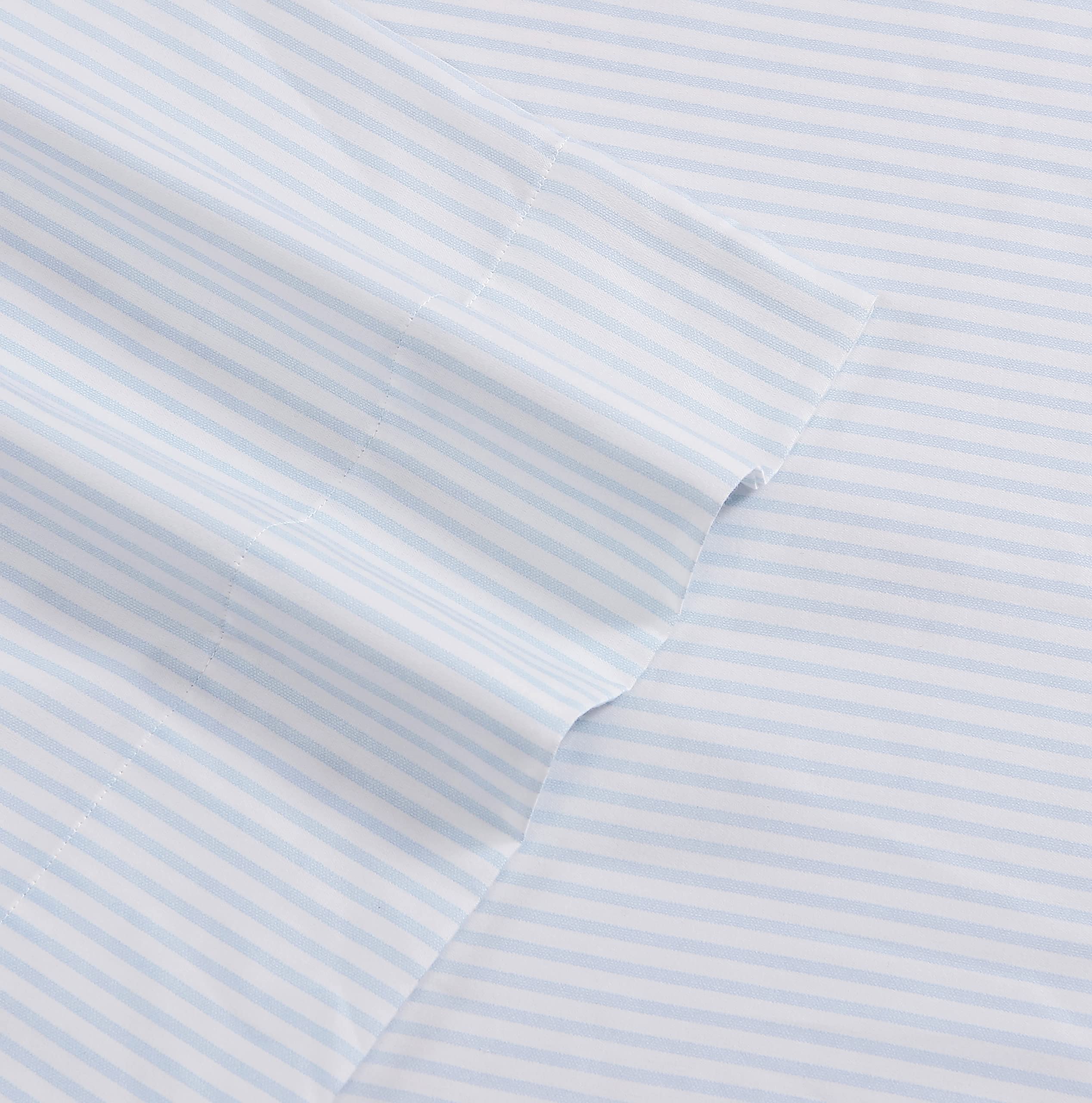 Laura Ashley standard pillowcases in Ramona Blue offer cohesive styling.